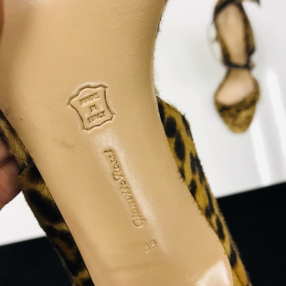 Gianvito Rossi leopard-print calf hair sandals - Picture 7 of 7